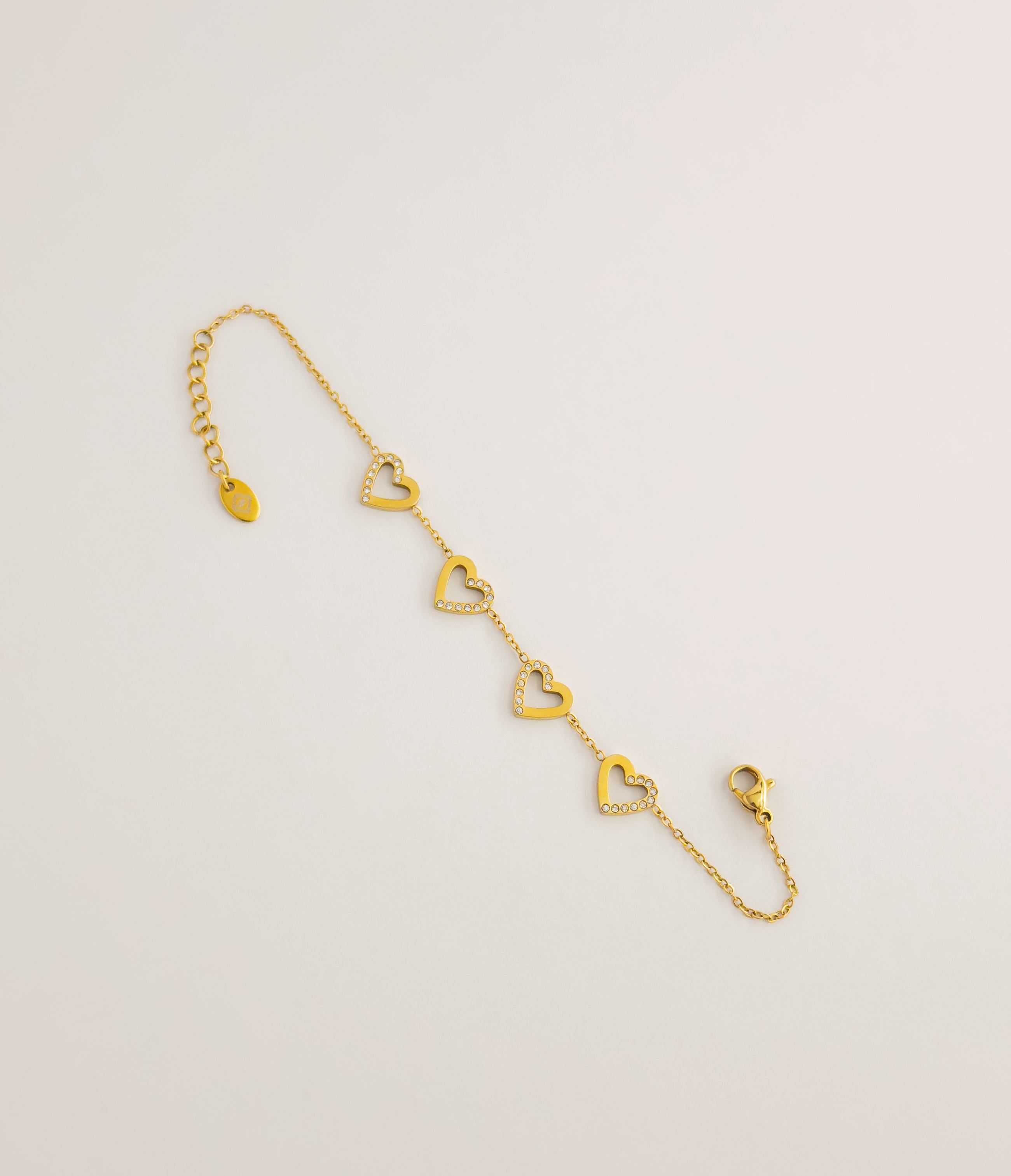 Heart Chain Bracelet