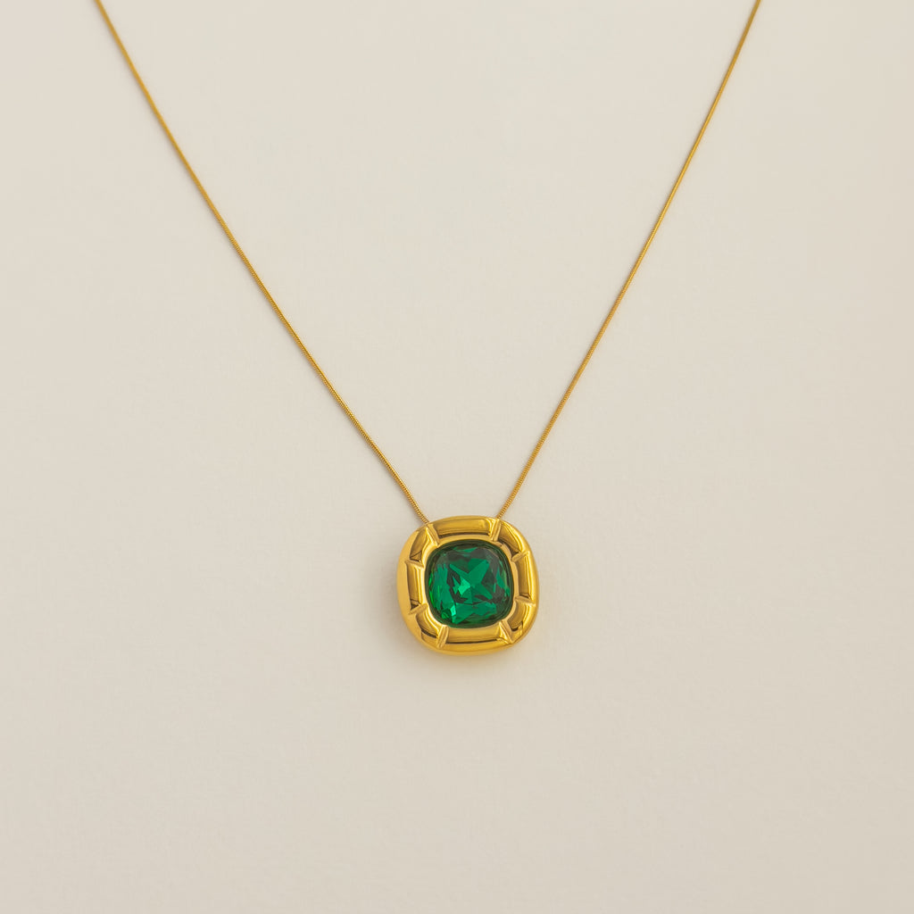 Lucia Green Necklace