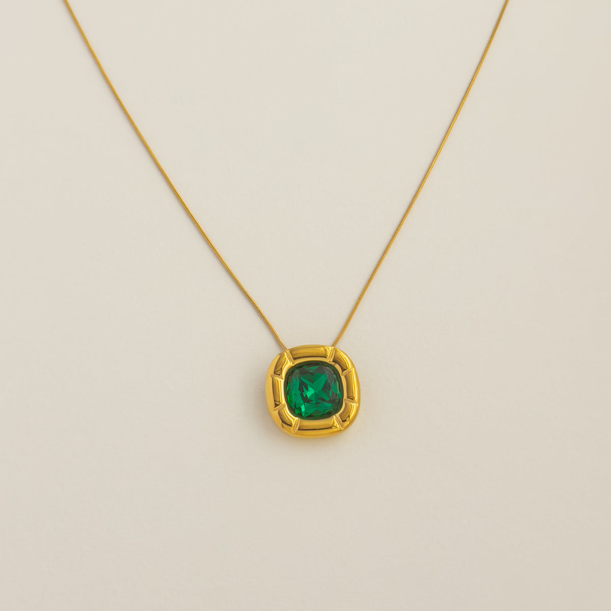 Lucia Green Necklace
