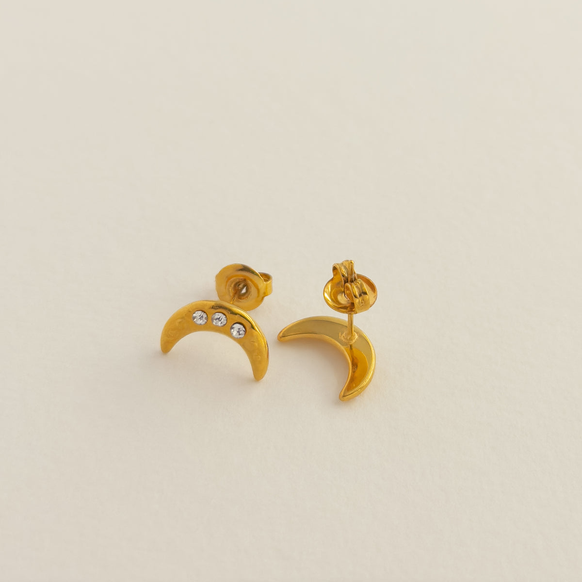 Luna Crescent Studs
